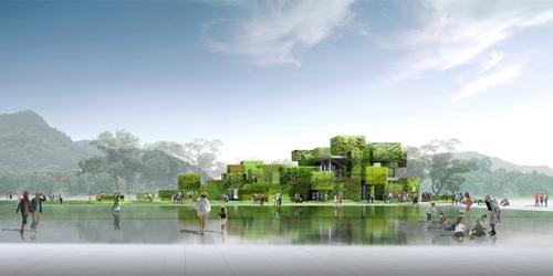 The project will take up a large area within China's Quanzhou National Art Park / Studio Pei-Zhu