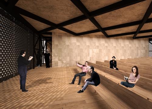 Architects were asked to submit their designs for a public library and cultural centre / Rachel Hurst and William Song Yuan