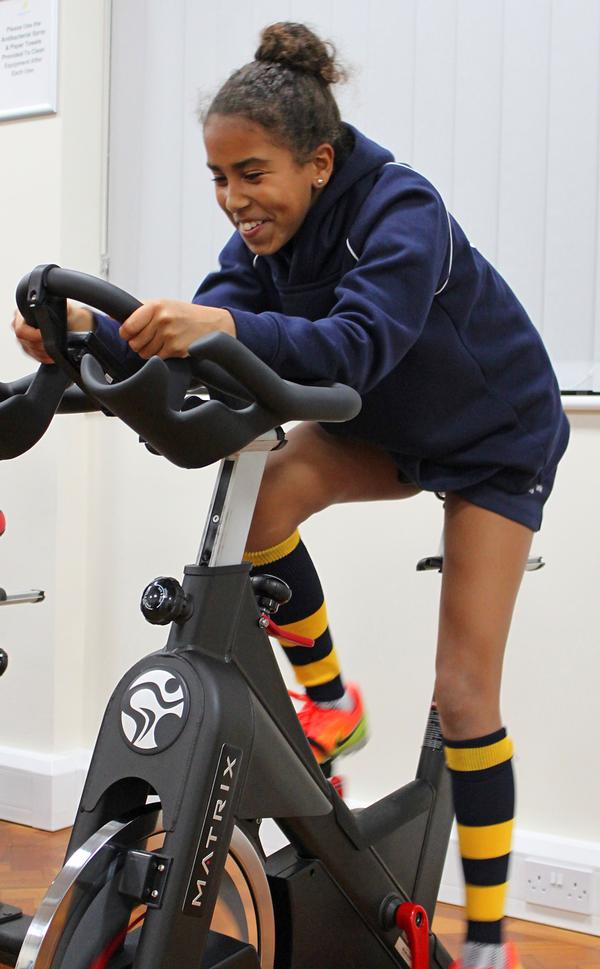 Girls at Leighton Park are getting involved in fitness at school