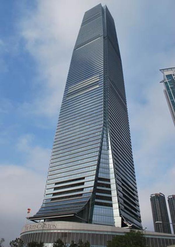 Sky100’s observation deck is the highest in Hong Kong at 393m (1,290ft) above sea level