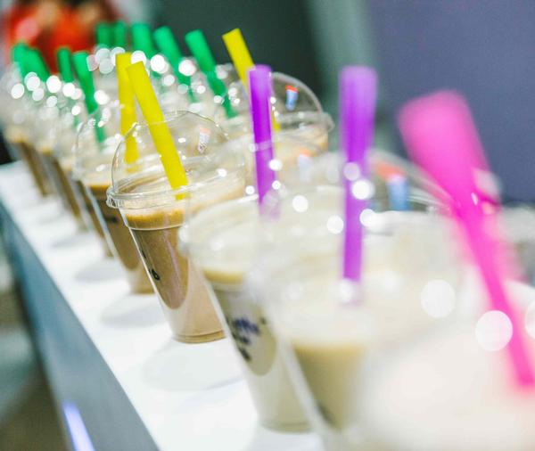 The studio sells bespoke post-workout smoothies
