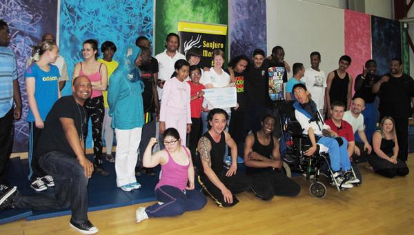 The sport is practiced by people with a wide range of special needs
