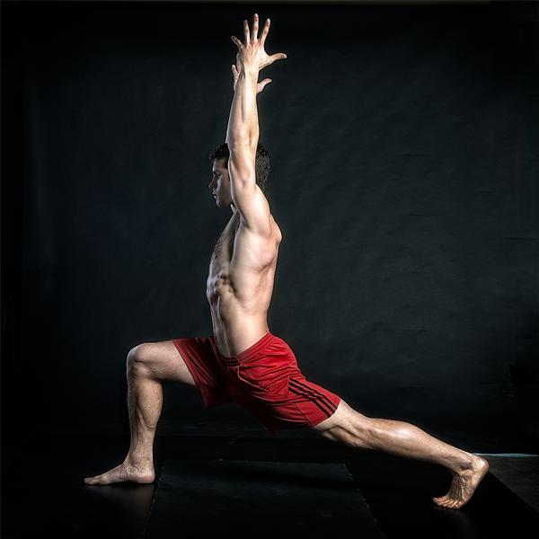 To attract men to your yoga classes, focus on the physical workout aspect