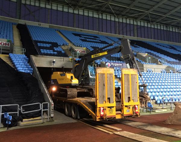 The works included removing the old pitch and replacing it with a new XtraGrass turf, farmed in Holland