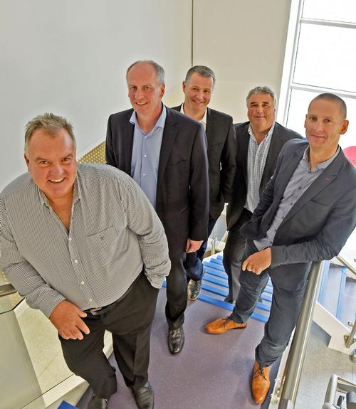 Treharne and his top team have built a business valued at £250m from scratch / The Gym Group