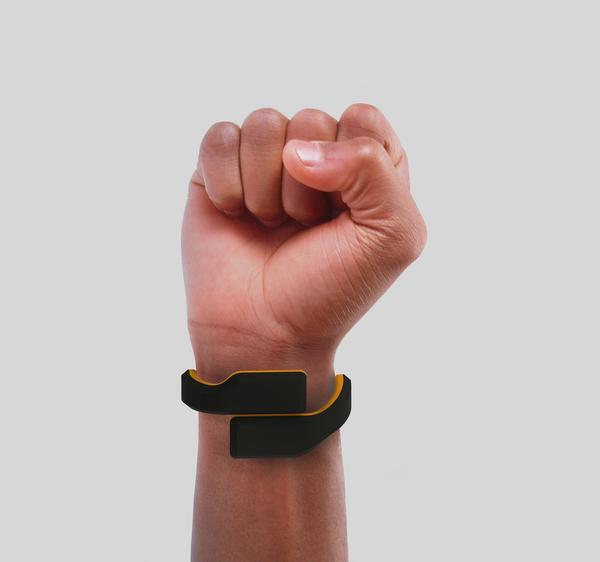 No pain no gain: the wristband gives an electric shock to help people banish bad habits