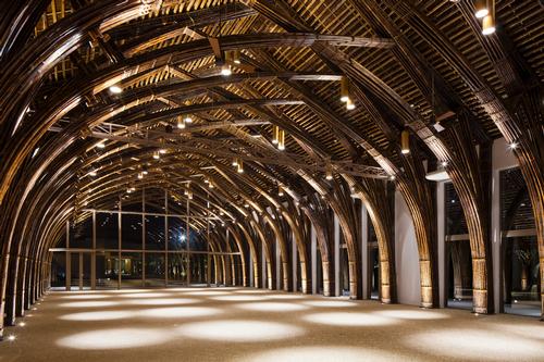 The 300-capacity hall can host concerts, performances, lectures and conferences
/ Vo Trong Nghia Architects