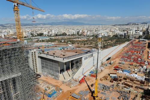  Funding is provided by the Stavros Niarchos Foundation and the centre will be controlled and operated by the Greek government / Renzo Piano Building Workshop