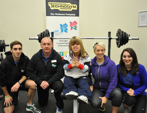 Paralympic star visits Brandon Leisure Centre