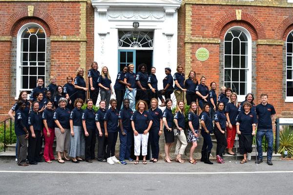 The attendees at the AWF's Women's Sport Leadership Academy 2014