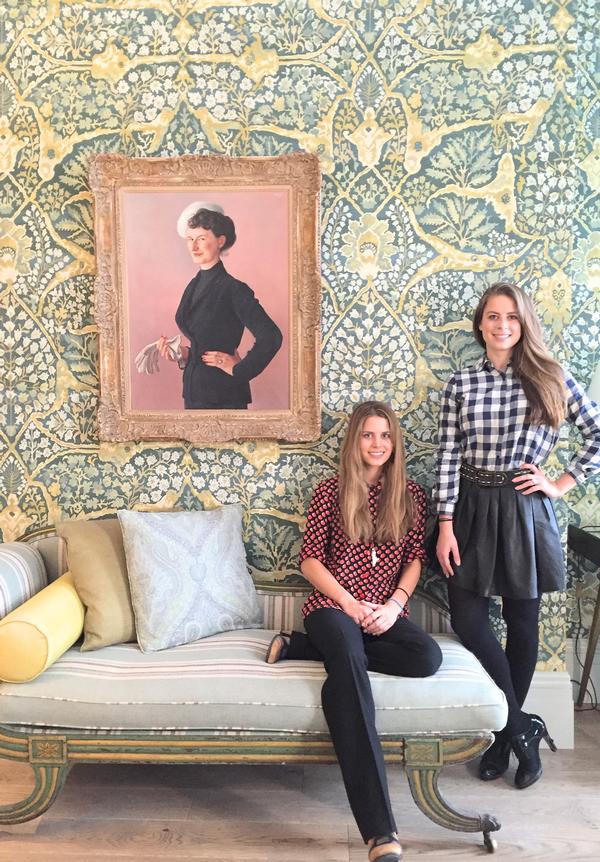 Irene Forte (left) with her sister Lydia who helped with the spa’s Nourish offering