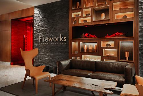 The Fireworks Urban Kitchen is the latest Blue Sky interior for the JW Marriott Absheron / Blue Sky Hospitality
