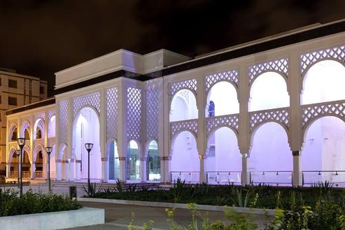 The Musée Mohammed VI d'Art Moderne et Contemporain was designed by Moroccan firm Karim Chakor Architecte