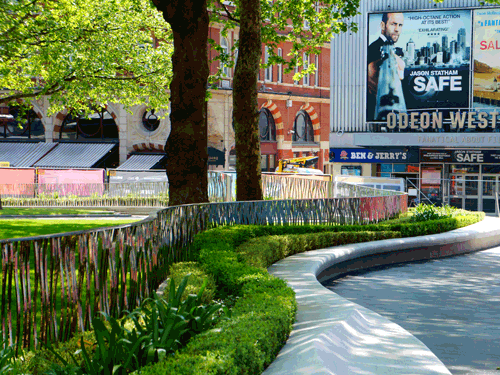 London's Leicester Square reopens following £15.3m makeover