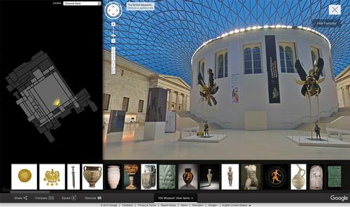 The British Museum is the largest indoor space captured using Google's Street View technology / British Museum 