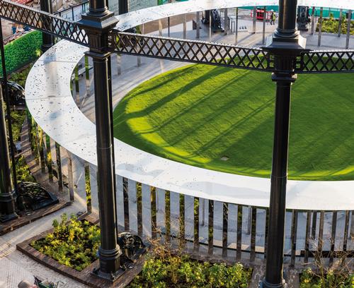 The Grade II listed gasholder was the largest in London's gas works / Bell Phillips Architects