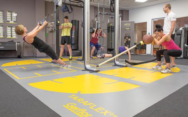 The sports centre is a high volume facility