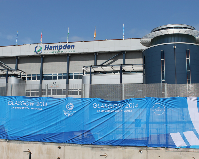 Zaun's temporary high-security fencing systems were installed across Glasgow 2014 venues / 