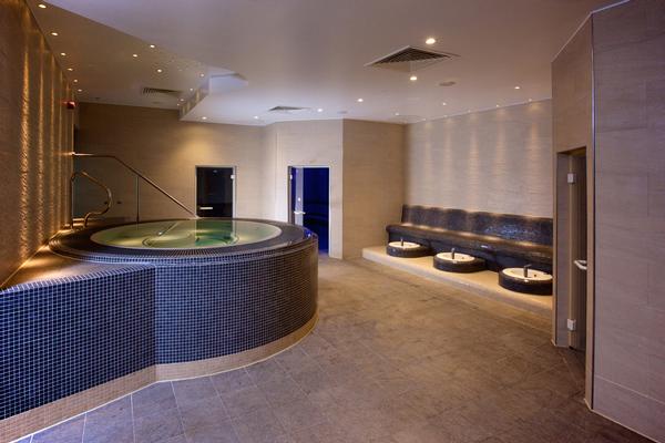Facilities at Tranquillity Spa include a circular spa bath and aromatherapy room