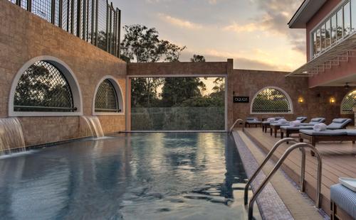 The outdoor heated pool and all spa facilities are open to both hotel guests and local residents