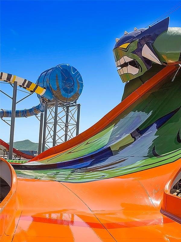 Humungaslide is a high speed coaster