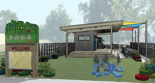 Concept design for the playground / New Orleans Redevelopment Authority