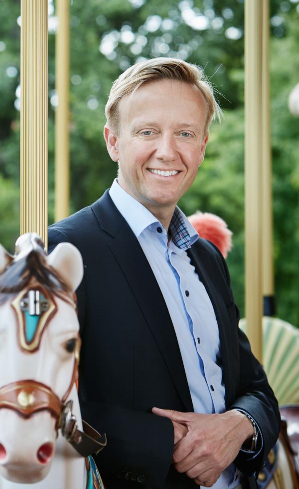 Andreas Andersen started in the industry as a company lawyer at Tivoli