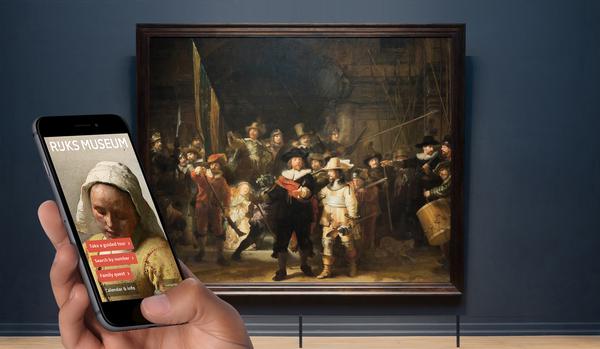 At the Rijksmuseum, visitors can create a personalised digital collection on their mobile phones