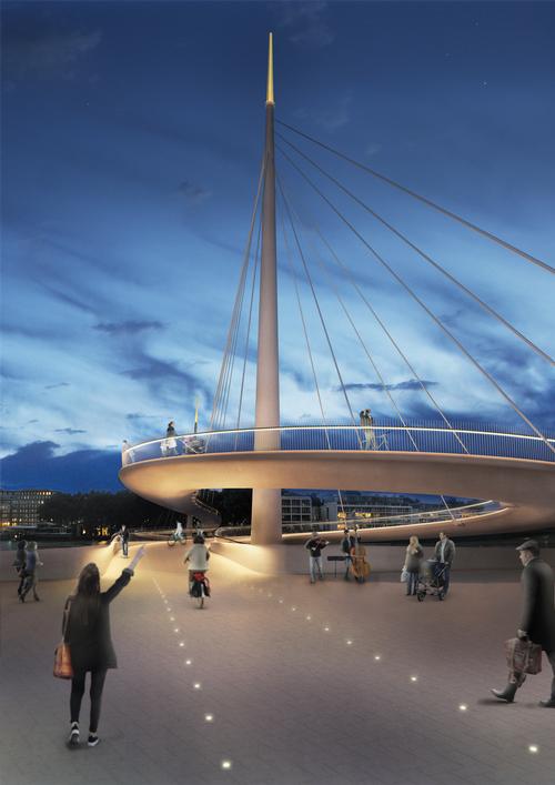 The bridge will link London's Nine Elms and Pimlico across the River Thames
/ Wandsworth Council 