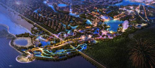 Six Flags and Riverside Group have broken ground on the multi-billion dollar development / Six Flags