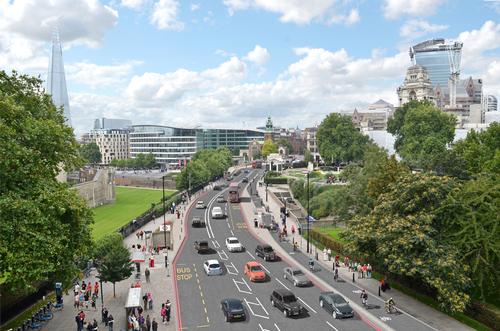 One of the routes will run through the capital's Tower Hill district / Greater London Authority