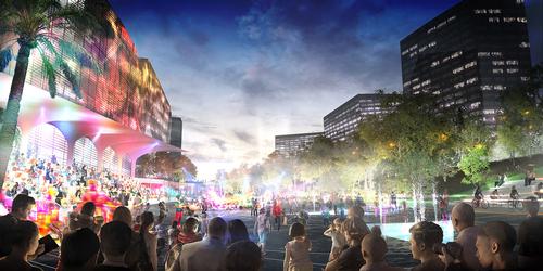 The studio says it will create a 'truly meaningful public asset within a broader urban context' / Nikken Sekkei