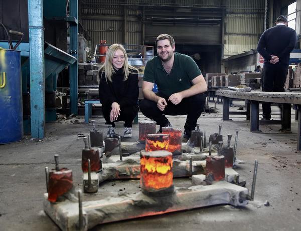 Pia Fontes and Ben Wintour are fighting knife crime with their charity Steel Warriors 