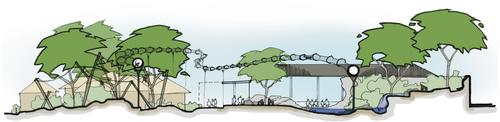 Adelaide Zoo's proposed Into Africa development / Phillips/Pilkington Architects