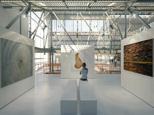 The building's Exhibition Pole will host the museum's biggest annual displays / The V-A-C Foundation