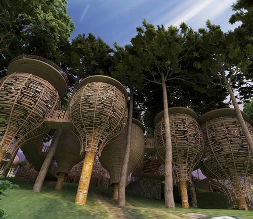 Designed by Thailand-based Architect Space along with Pisit Aongskultong from Pisud Design Company, the design is inspired by fictional early Phuket settlers / Keemala