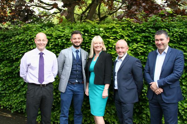 Photo from left to right: David McLean, SIBEC UK panel chair Steven Ward, Sandra Dodd, Graeme Hinde and Justin Musgrove