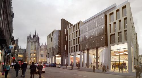 The new development will replace the historic St Nicholas House office / Halliday Fraser Munro