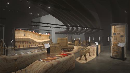The exhibits will be moved into the new building from March 2016 / 3 + 1 Architects