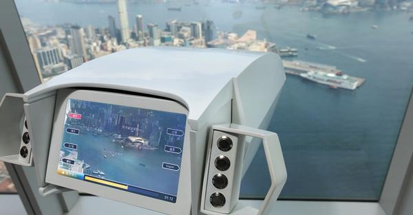 Sky100’s observation deck is the highest in Hong Kong at 393m (1,290ft) above sea level