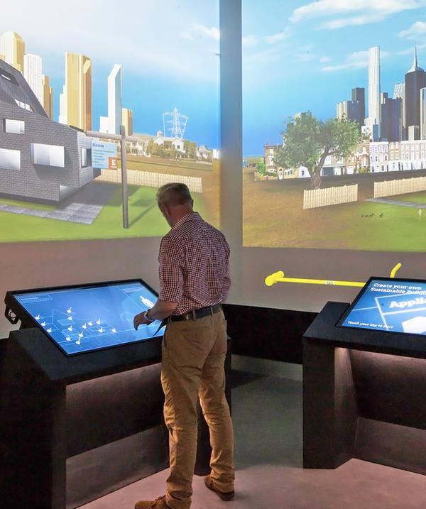 Interactive exhibits help deliver the message to visitors