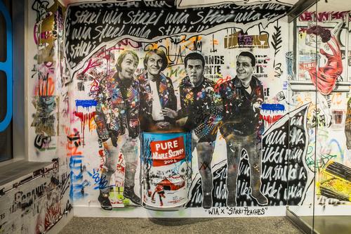 Montreal hockey legends are also depicted on the walls / Patricia Brochu