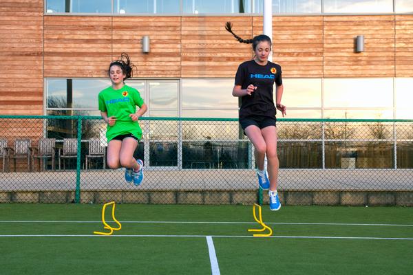 Every session includes elements of lifting, jumping, landing and skipping