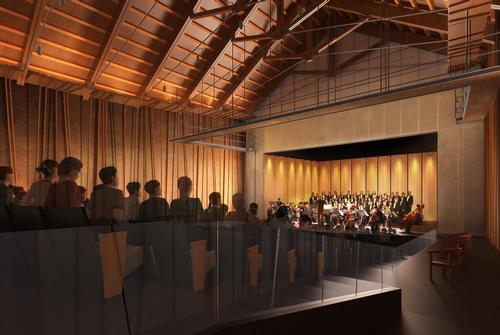 The Vashon Center for the Arts in Washington is expected to be completed in 2016 / LMN Architects