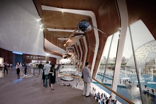 The galleries will house exhibits exploring China’s nature and oceans, maritime civilisation and historic vessels / Cox Rayner Architects