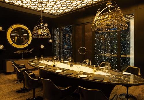 Henry Chebaane has said he drew inspiration from Azerbaijan’s mineral wealth to design the restaurant / Blue Sky Hospitality