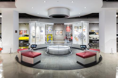 Interior designers House & Robertson and Scenic Route have reworked the galleries to include better lighting, digital displays and learning stations / Petersen Automotive Museum