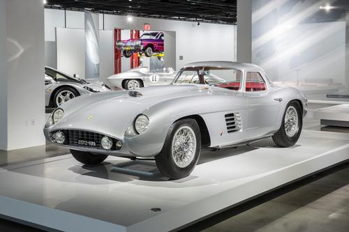 Over 100 classic cars are on display in the museum / Petersen Automotive Museum