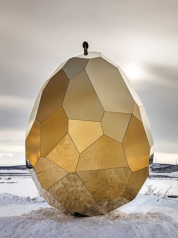 Sweden’s Solar Egg sauna