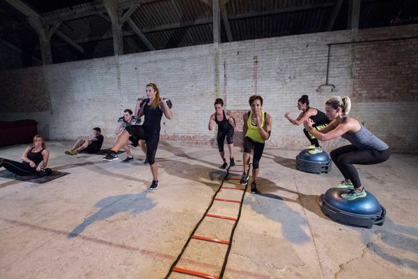 APEX is a ready-made gym floor group training solution